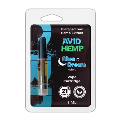 Avid Hemp Full Spectrum Vape Cartridge Blue Dream 1 gram